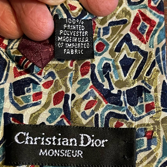 Christian Dior Monsieur & Carlos Santana Lot of 02 Ties - Picture 4 of 7